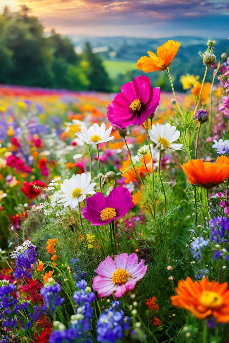 Meadow Whisper: A Symphony of Wildflowers
